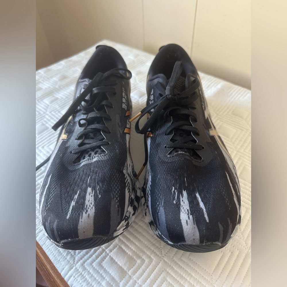 Black and White Athletic Shoes